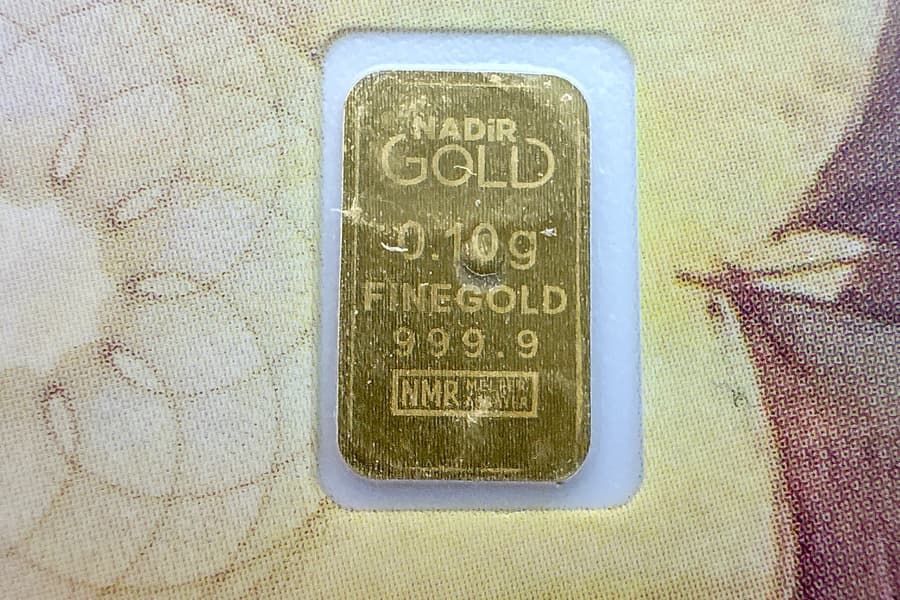 Feingoldbarren 0,1 g